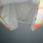 Solemio  L Crop Tank Top Harlequin Highlighter Sequins Top Photo 3