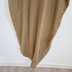 Acacia Swimwear Olive Green Oahu Oversized Dress Coverup Women's Large Yellow Photo 10