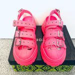 Cape Robbin Pink Buckle Cape Robin Platform Sandals Photo 0