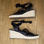 Patricia Nash  Riva Wedge Espadrille Black Lace Up Ankle Wrap Sandals Women’s 10 Photo 9