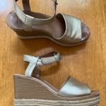 Sperry Gold Leather Espadrille Ankle Strap Open Toe Ankle Strap Shoes, Size 7 Photo 1