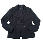 Max Mara Weekend navy blue wool blend blazer jacket size 12 Photo 12
