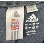 Adidas  Cropped Grey Athletic Sweatpants With Tie Waist Photo 1