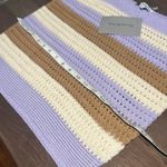 Stylish Lavender and Tan Women's Casual Top Purple Size M Photo 3