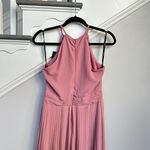 ASOS NWT TFNC WEDDING Serene High Neck Pleated Maxi Dress Size 10 Photo 9