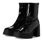 Free People Double Stack Black Patent Leather Platform Boots 8.5 Photo 2