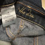 Old Navy The Diva Straight Leg Stretch Denim Jeans, Dark Wash Blue, Size 6 Long Photo 4