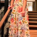 EXPRESS  Pink Floral Print Maxi Dress  Photo 3