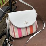 Kate Spade Authentic  leather/canvas flap crossbody Photo 0