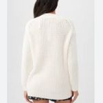 Trina Turk  'Oceana' Textured Rib Knit Cardigan Sweater, Whitewash, Large, NWT Photo 1