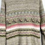Susan Bristol  Medium Sweater Wool‎ Angora Hand Embroidered Floral Cardigan 916 Photo 5