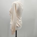 Majorelle Revolve  Waldorf Top Blouse Tie Front Ivory Cream Satin Size XS Photo 1