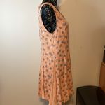 Altar'd State Floral Print Dress Sleeveless Casual Sun Dress Peach Cute Flowers Photo 1