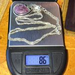 Ruby Zoisite Sterling Silver Necklace Purple Photo 6