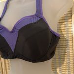Torrid Active Gray and Purple Molded Underwire Cups Racerback Sports Bra 40B Photo 8