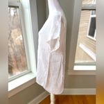 TERZO MILLENNIO White Embroidered Italian Linen Tunic Top Size Small Photo 1