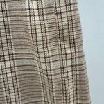 Gap Brown Plaid Cotton Blend Stretch Knee Length Casual A-Line Skirt Size 4 Photo 8