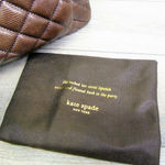 Kate Spade NEW NewYork French Grey Quilted LEATHER HANDBAG Lizard Purse Campbell Photo 5