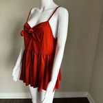 Emery Rose Burnt Orange Baby Doll Bow Tank Top 1XL NWT Size XXL Photo 2