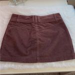 Free People We The  Chocolate Brown Joanie Corduroy Mini Skirt Size 24 Photo 2
