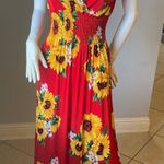New Women’s sunflower floral dress size XXL for size 12 Photo 0