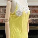 Forever 21 Vintage Y2K neon yellow top with embroidery / M / Excellent condition Photo 6