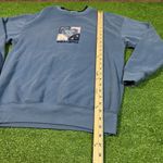 Vintage Crewneck Sweatshirt MED Womens Blessed Grandma Pullover Blue Grannycore Photo 4