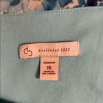 Dress Barn Floral Blue Sleeveless Layered Dress Photo 2