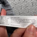 Eileen Fisher 100% Organic Linen Blue Chambray Lightweight Pull On Culotte Pants Photo 4