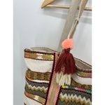Boho Tote Woven Beach Vaca Resort Bag Tassels Aztec Summer Baby Bag Photo 3