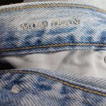 American Eagle Outfitters Lightly Distressed Mom Jeans Light Blue Photo 15