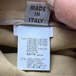 Brunello Cucinelli Beige Viscose Linen Blend Pant High Waist Womens Size 4 NEW Photo 5