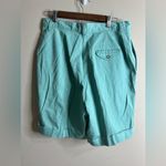 Ruff Hewn Vintage  aqua shorts pleated front 14W Photo 1