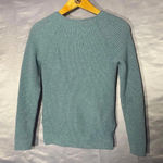 Gap  baby blue crewneck ribbed sweater with slits at the sides
Women’s size XS Photo 1