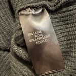 Lauren Vidal Wool Blend Turtleneck Cutout Detail Sweater Size S Black Photo 3