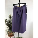 Alfred Dunner Skirt Suit 2 Pc Set Women’s 16/14 Purple 3/4 Sleeve Button Up Y2K Photo 1