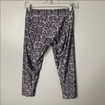Onzie  Gray Snakeskin Crop Leggings Photo 1