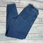 Spanx Denim Jeggings Jeans Blue Stretch Pull-On Lg Photo 0