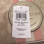 Coach Dempsey Large Corner Zip Wristlet In Signature Jacquard With Stripe And Pa Photo 5