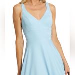 Mac Duggal Ieena for  Blue Classic Sleeveless A-Line Ballgown with Pockets Sz 6 Photo 2