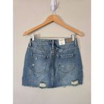 BLANK NYC  Denim Mini Skirt Size 26 Distressed NWT Photo 3