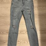 PacSun - Grey Super Stretch Jegging Ripped Jeans Photo 0