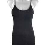 PacSun John Galt Black Rib Knit Sleeveless Cami Camisole Mini Slip Tank Dress S Photo 0