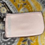 Lululemon pink peony card holder key chain Photo 0
