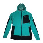 Marmot  Shirt Womens Medium Green Black Dawn Hoodie Zip Up Jacket Casual Outdoors Photo 0