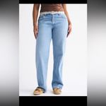 Abercrombie & Fitch  Curve Love low rise baggy Jeans size 29 Photo 1