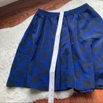 Merona ⭐️  Blue & Black Patterned Print Full Skirt XS Photo 1