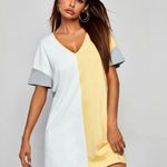 SheIn Grey Colorblock Dress Photo 0