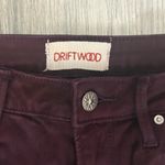 Driftwood  Jackie skinny jeans Embroidered Size 28 Marroon Photo 6