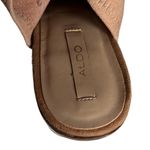 ALDO Barefoot Nude Peep Toe Suede Ankle Booties Size 8 Photo 7